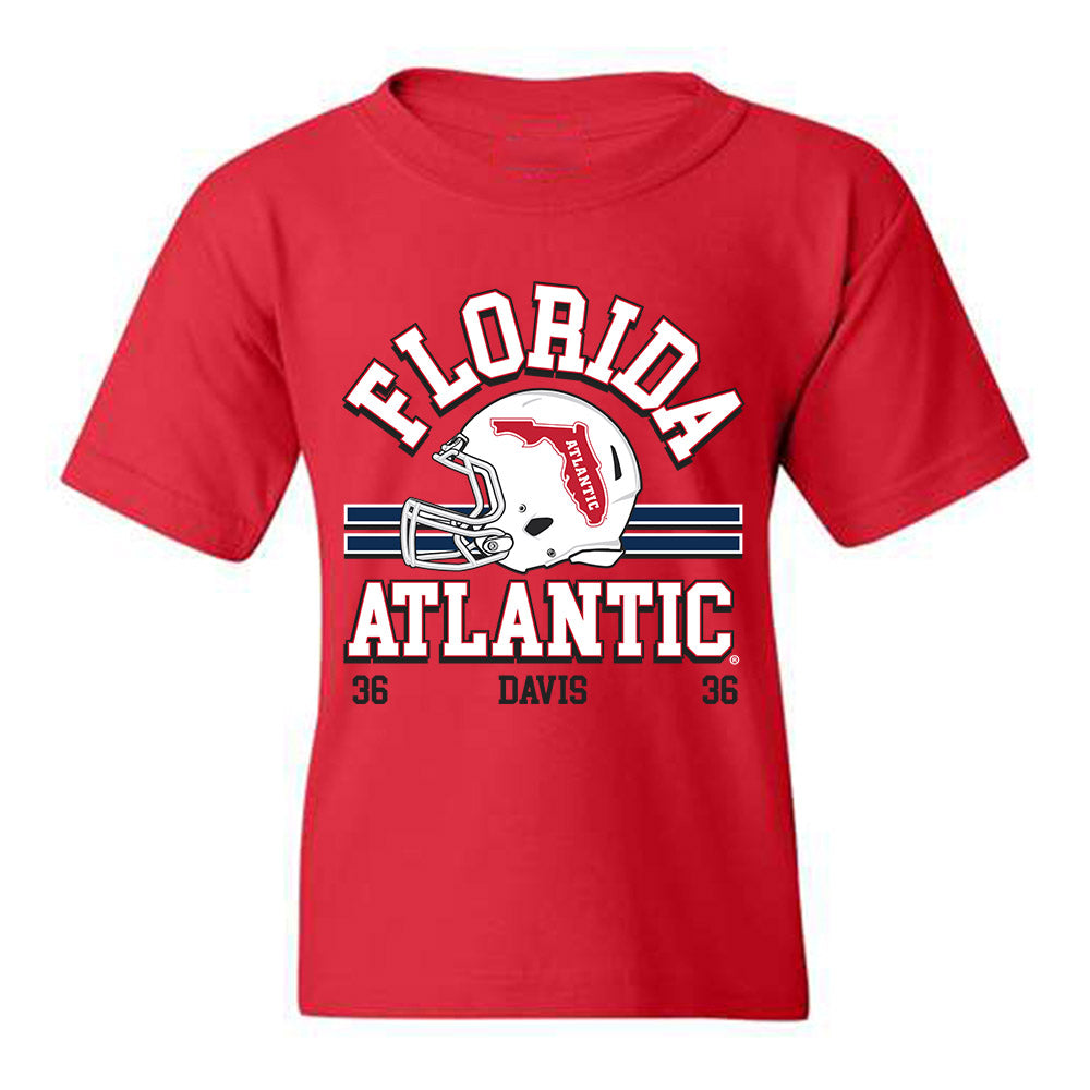 FAU - NCAA Football : Carter Davis - Youth T-Shirt