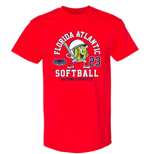 FAU - NCAA Softball : Autumn Courtney - T-Shirt-0