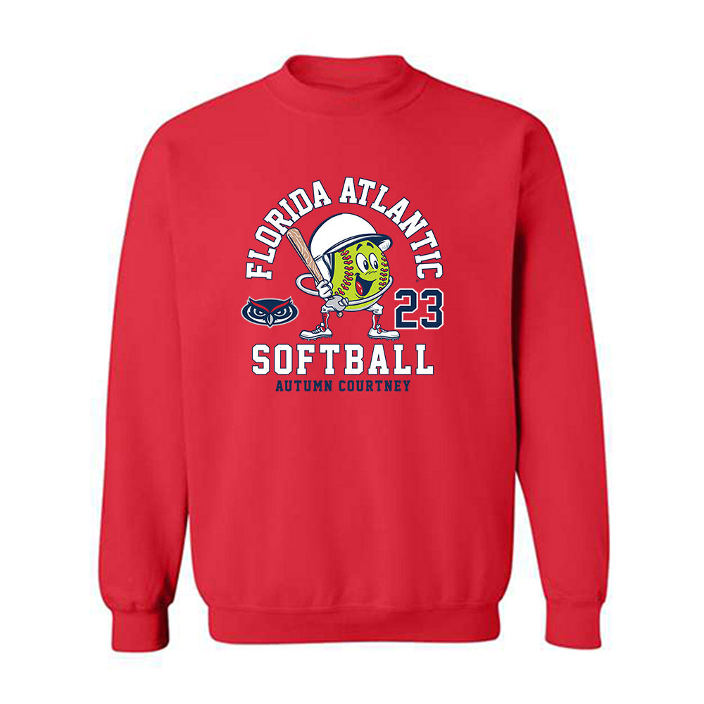 FAU - NCAA Softball : Autumn Courtney - Crewneck Sweatshirt-0