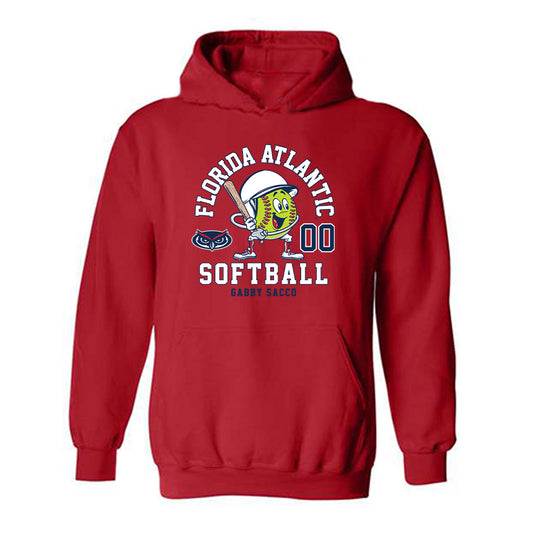 FAU - NCAA Softball : Gabby Sacco - Hooded Sweatshirt-0
