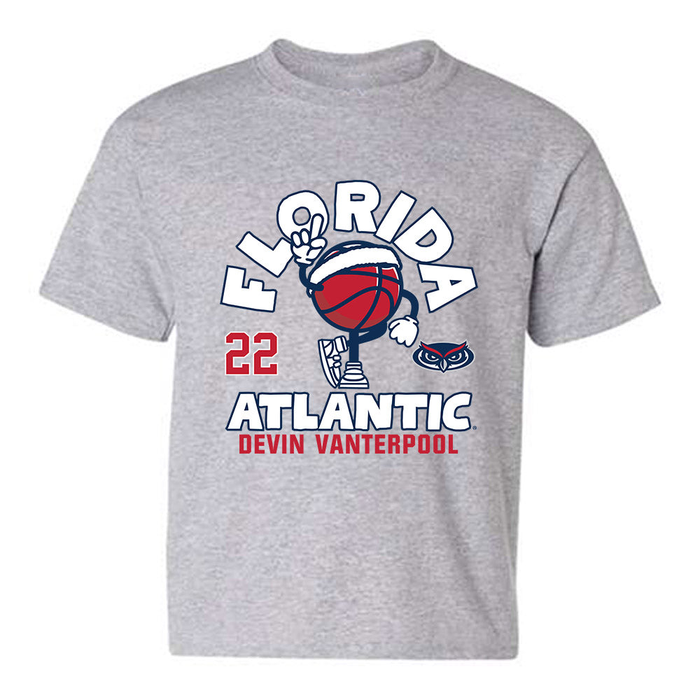FAU - NCAA Men's Basketball : Devin Vanterpool - Youth T-Shirt-0
