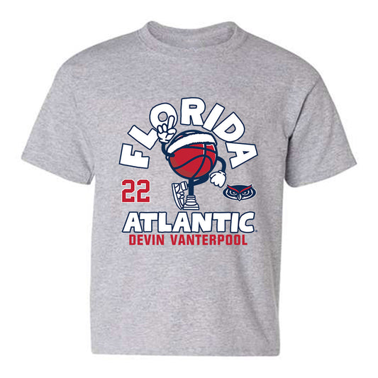 FAU - NCAA Men's Basketball : Devin Vanterpool - Youth T-Shirt-0