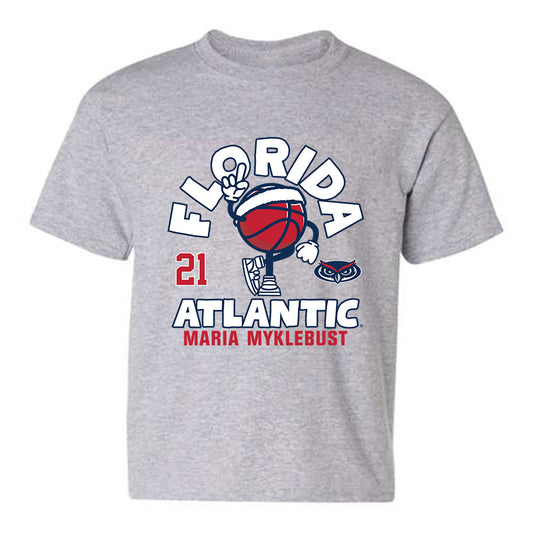 FAU - NCAA Women's Basketball : Maria Myklebust - Youth T-Shirt