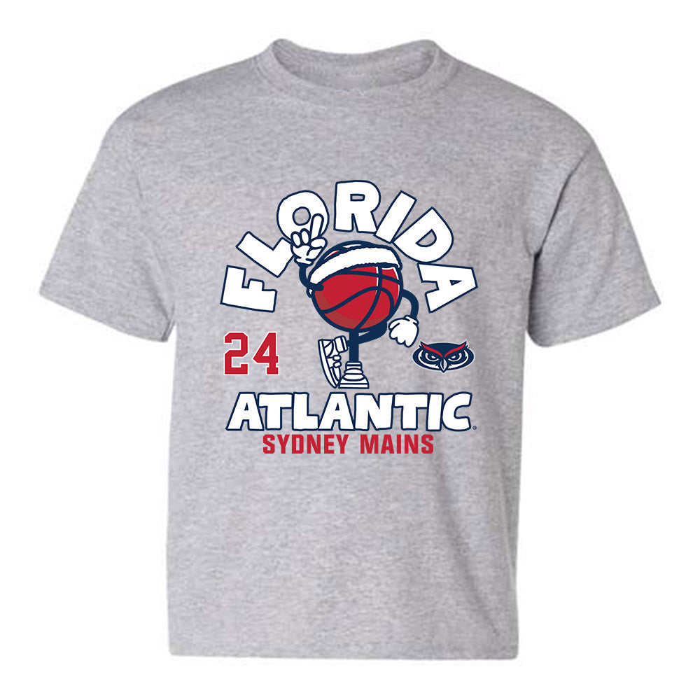 FAU - NCAA Women's Basketball : Sydney Mains - Youth T-Shirt