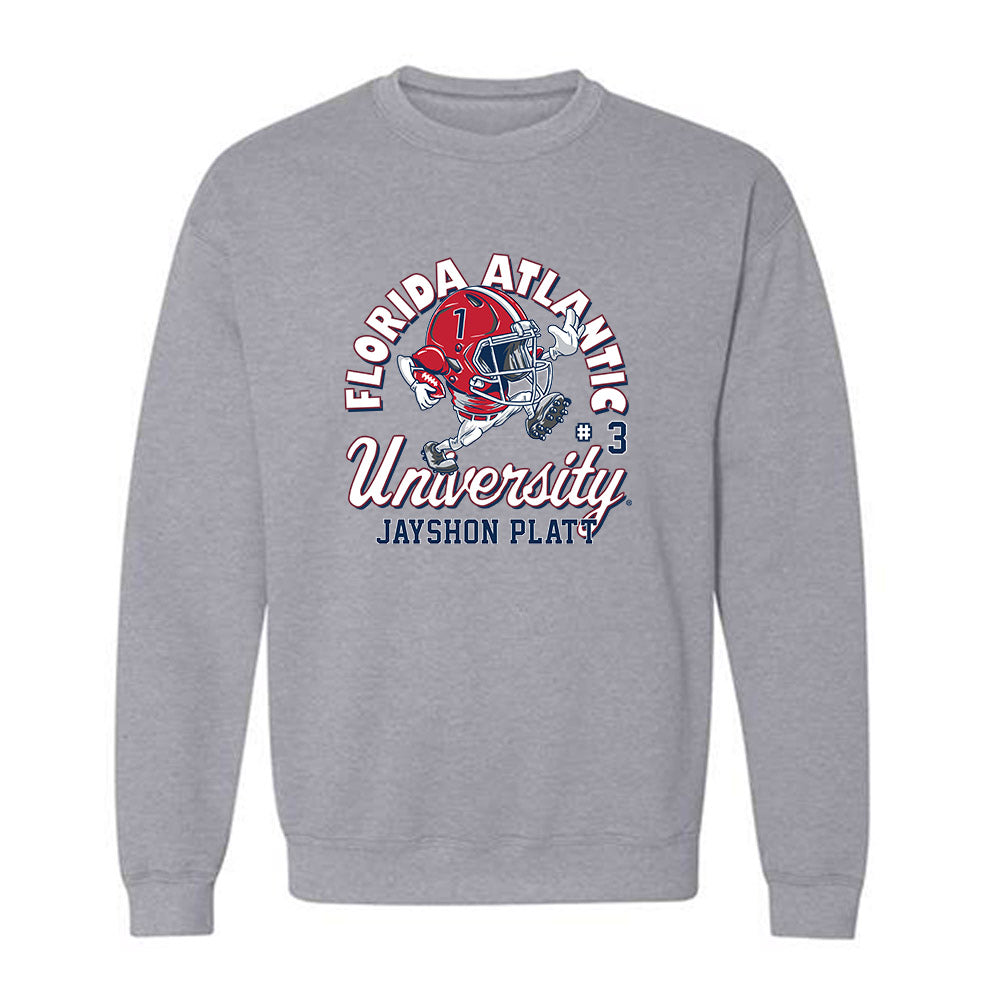 FAU - NCAA Football : Jayshon Platt - Crewneck Sweatshirt Fashion Shersey