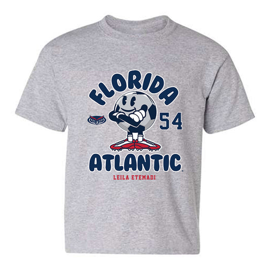FAU - NCAA Women's Soccer : Leila Etemadi - Youth T-Shirt-0