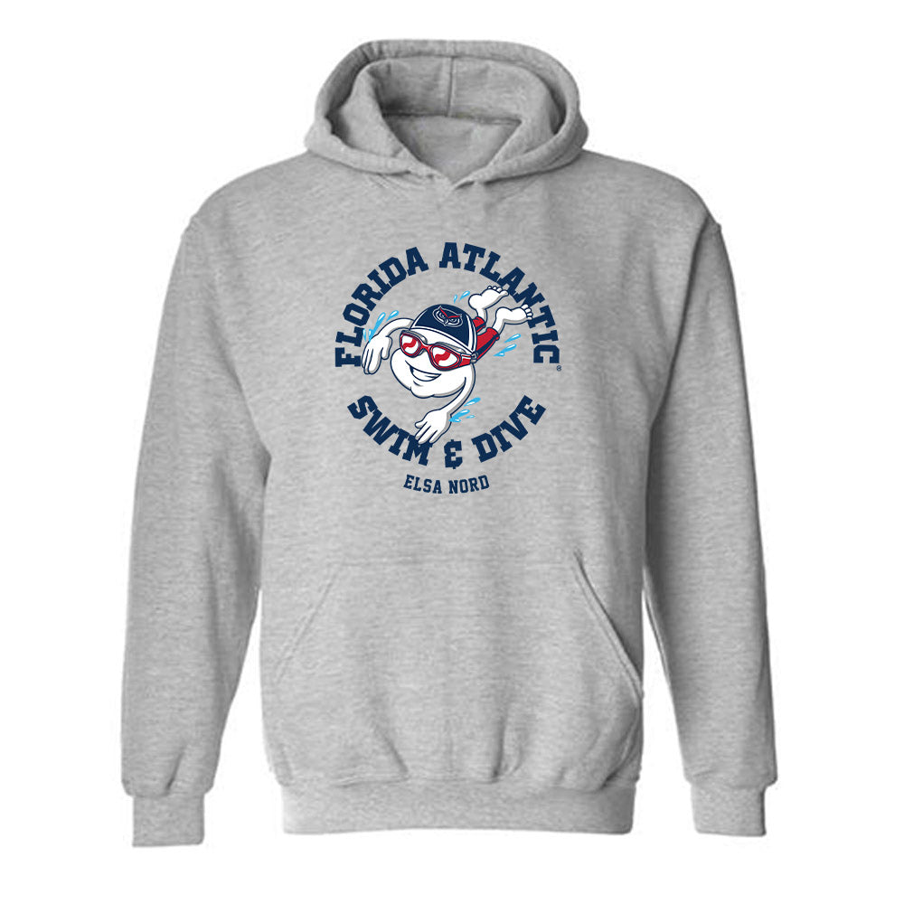 FAU - NCAA Women's Swimming & Diving : Elsa Nord - Hooded Sweatshirt-0