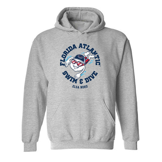 FAU - NCAA Women's Swimming & Diving : Elsa Nord - Hooded Sweatshirt-0