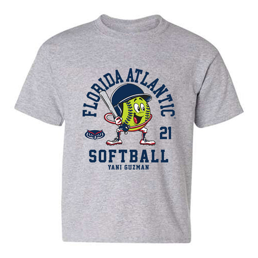 FAU - NCAA Softball : Yani Guzman - Youth T-Shirt-0