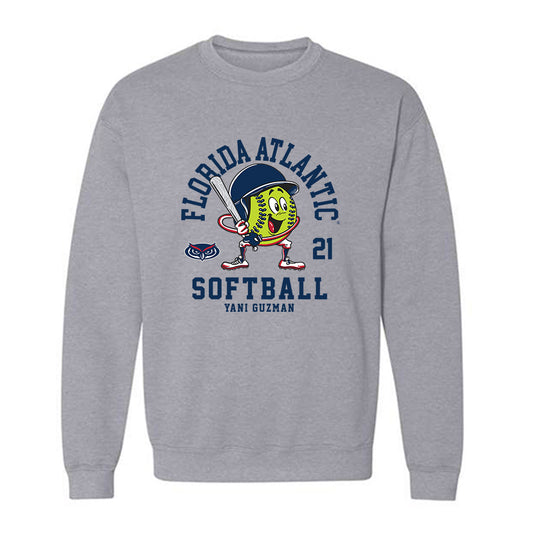 FAU - NCAA Softball : Yani Guzman - Crewneck Sweatshirt-0