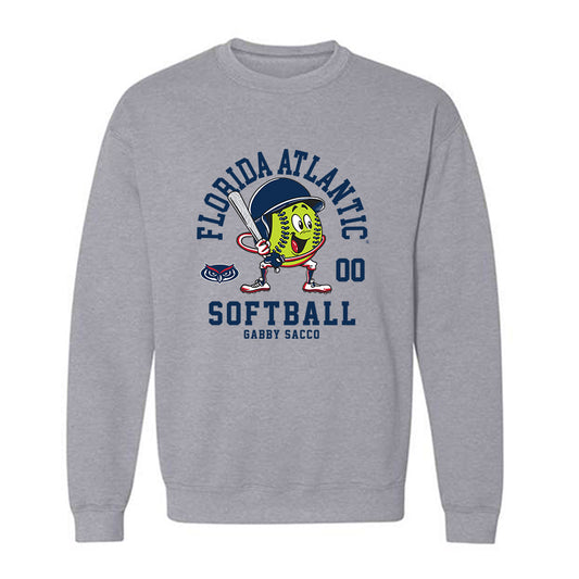 FAU - NCAA Softball : Gabby Sacco - Crewneck Sweatshirt-0