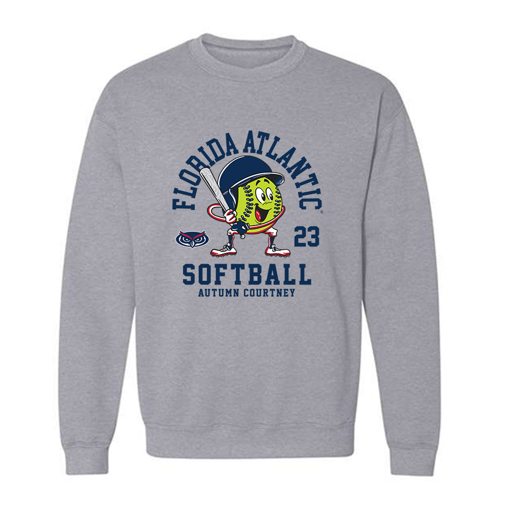 FAU - NCAA Softball : Autumn Courtney - Crewneck Sweatshirt-0