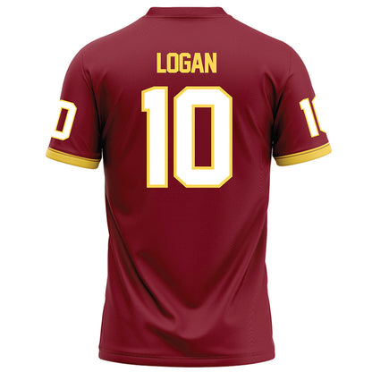 NSU - NCAA Football : Cooper Logan - Maroon Football Jersey-1