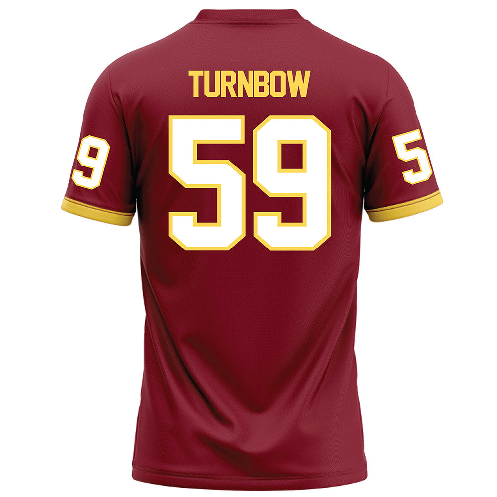 NSU - NCAA Football : Kaydn Turnbow - Maroon Football Jersey