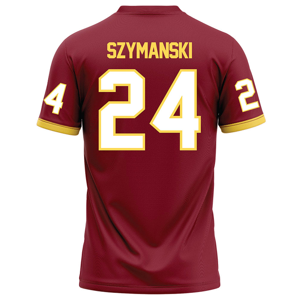 NSU - NCAA Football : Javonnee Szymanski - Maroon Football Jersey-1