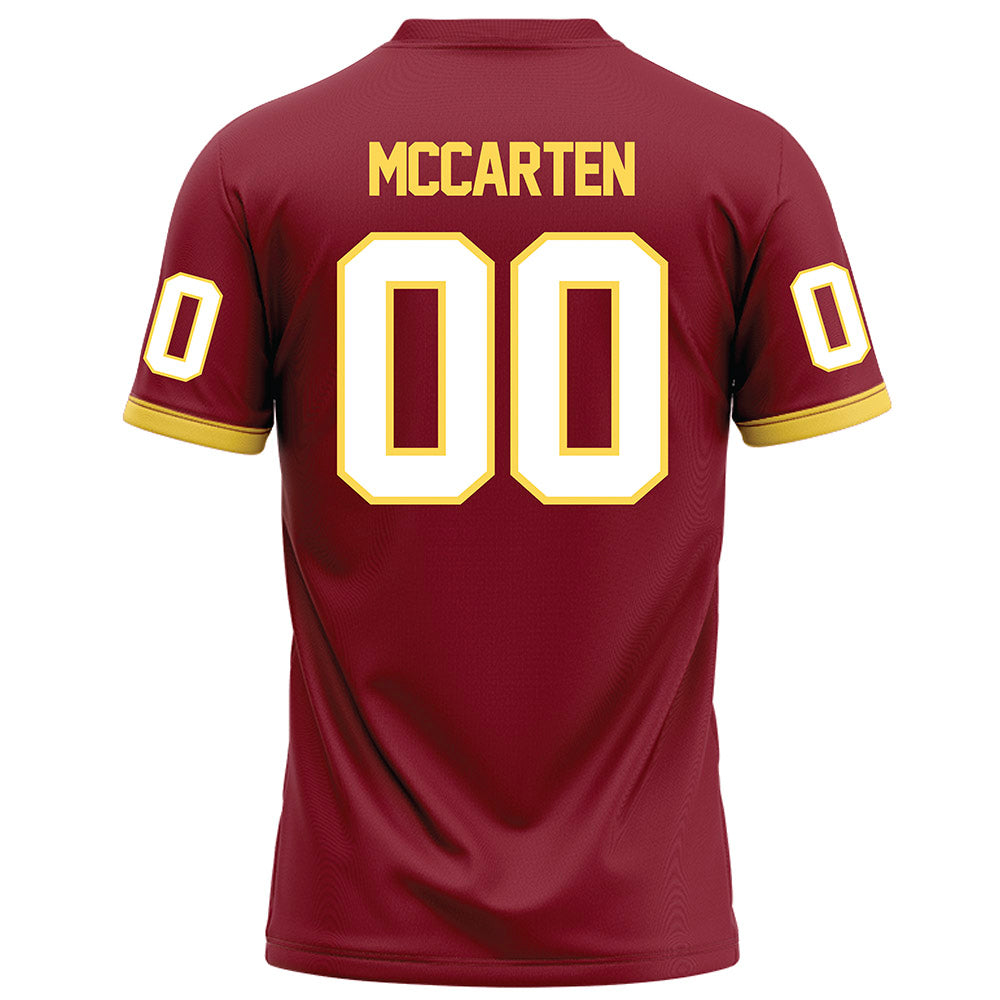 NSU - NCAA Football : Grady McCarten - Maroon Football Jersey-1