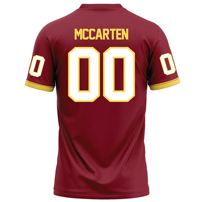NSU - NCAA Football : Grady McCarten - Maroon Football Jersey-1