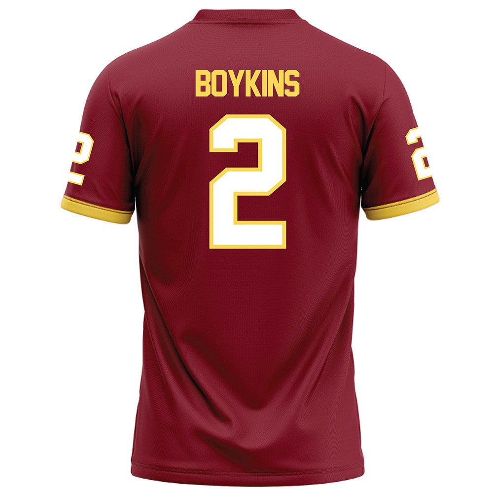 NSU - NCAA Football : Jacoby Boykins - Maroon Football Jersey-1