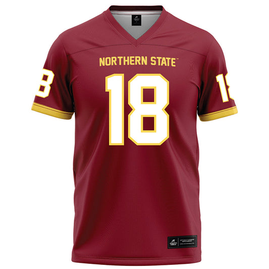 NSU - NCAA Football : Brock Bagozzi - Maroon Football Jersey-0