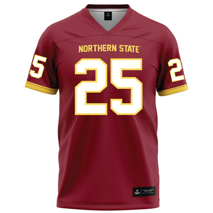 NSU - NCAA Football : Jarel Coleman - Maroon Football Jersey-0