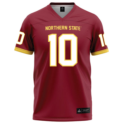 NSU - NCAA Football : Cooper Logan - Maroon Football Jersey-0