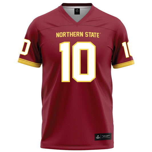 NSU - NCAA Football : Cooper Logan - Maroon Football Jersey-0