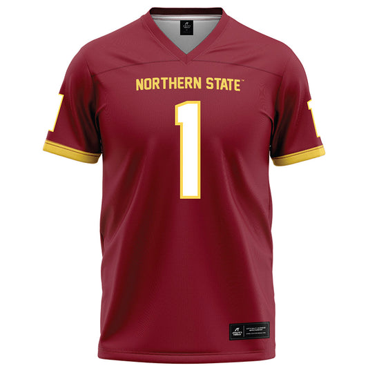 NSU - NCAA Football : Daniel Britt - Maroon Football Jersey