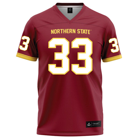 NSU - NCAA Football : Matt Baker - Maroon Football Jersey-0