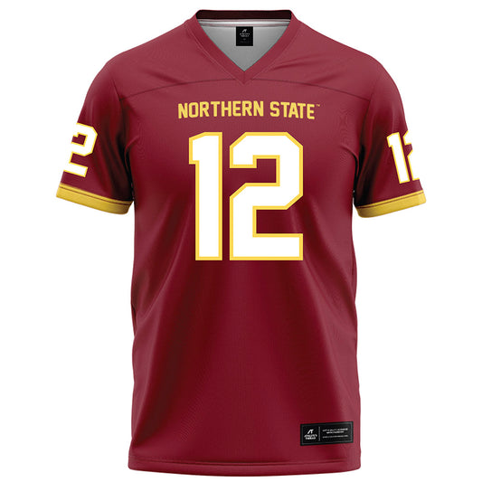 NSU - NCAA Football : Collin Fritton - Maroon Football Jersey-0