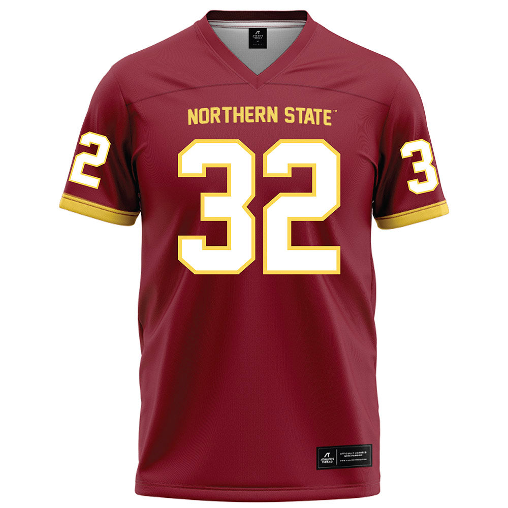 NSU - NCAA Football : Gabe Gutierrez - Maroon Football Jersey-0