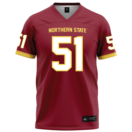 NSU - NCAA Football : Chase Sturm - Maroon Football Jersey