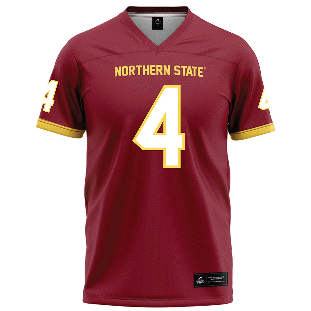 NSU - NCAA Football : Kyle Thomas - Maroon Football Jersey-0