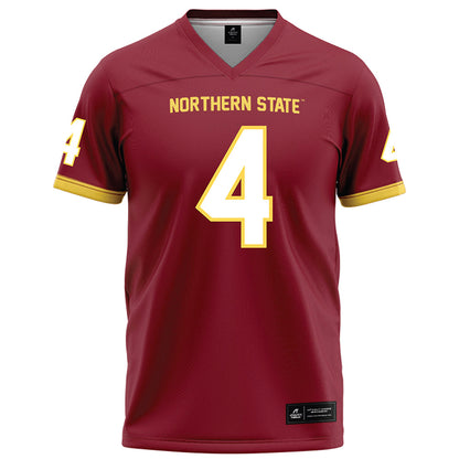 NSU - NCAA Football : Kyle Thomas - Maroon Football Jersey-0