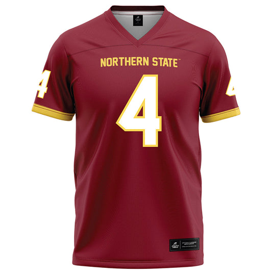 NSU - NCAA Football : Kyle Thomas - Maroon Football Jersey-0