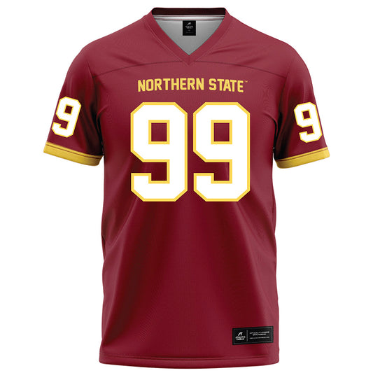 NSU - NCAA Football : Kai Rigdon - Maroon Football Jersey