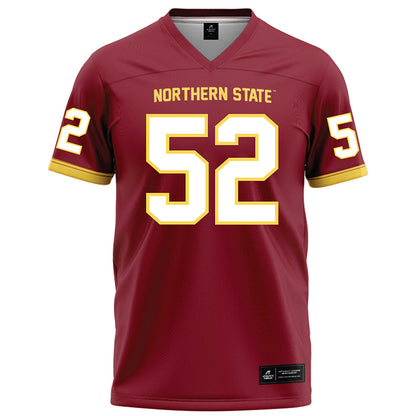 NSU - NCAA Football : Tate Crosswait - Maroon Football Jersey