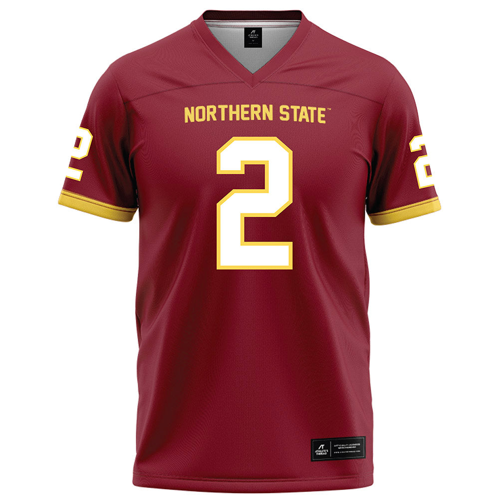 NSU - NCAA Football : Jacoby Boykins - Maroon Football Jersey-0