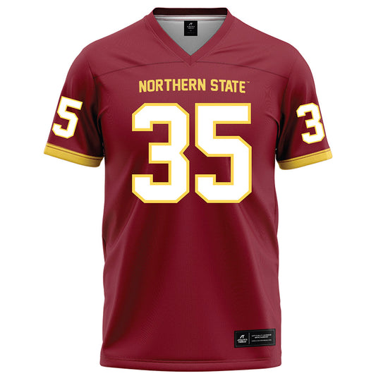 NSU - NCAA Football : Noah Moringlane - Maroon Football Jersey-0