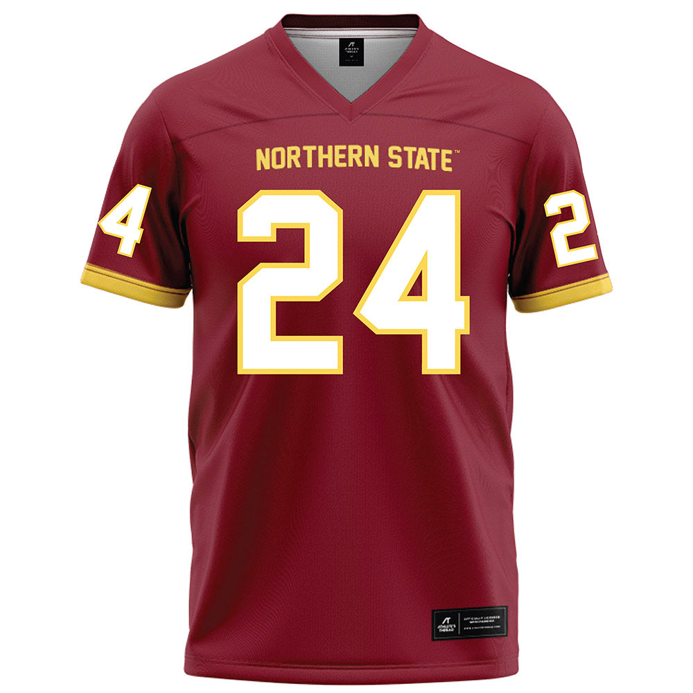 NSU - NCAA Football : Javonnee Szymanski - Maroon Football Jersey-0