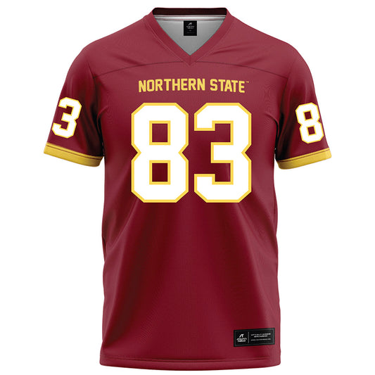 NSU - NCAA Football : Cooper Eisenbeisz - Maroon Football Jersey-0