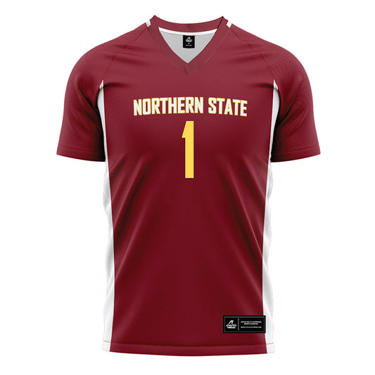 NSU - NCAA Women's Soccer : Ilee Neemeyer - Maroon Soccer Jersey-0