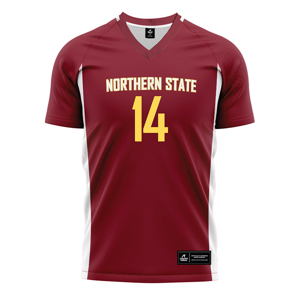 NSU - NCAA Women's Soccer : Addyson Thorstad - Maroon Soccer Jersey-0
