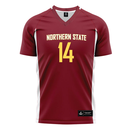 NSU - NCAA Women's Soccer : Addyson Thorstad - Maroon Soccer Jersey-0