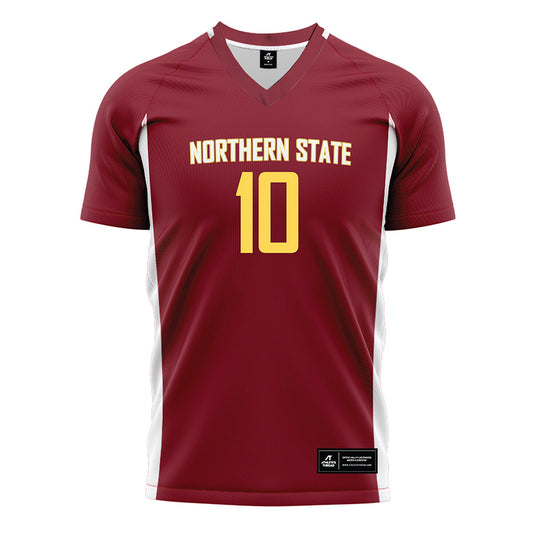 NSU - NCAA Women's Soccer : Deshani Peters - Maroon Soccer Jersey-0