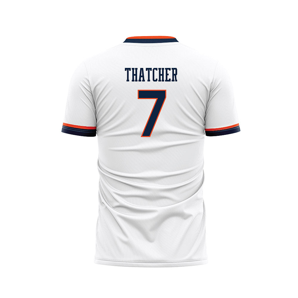 Auburn - NCAA Women's Soccer : Carly Thatcher - White Soccer Jersey