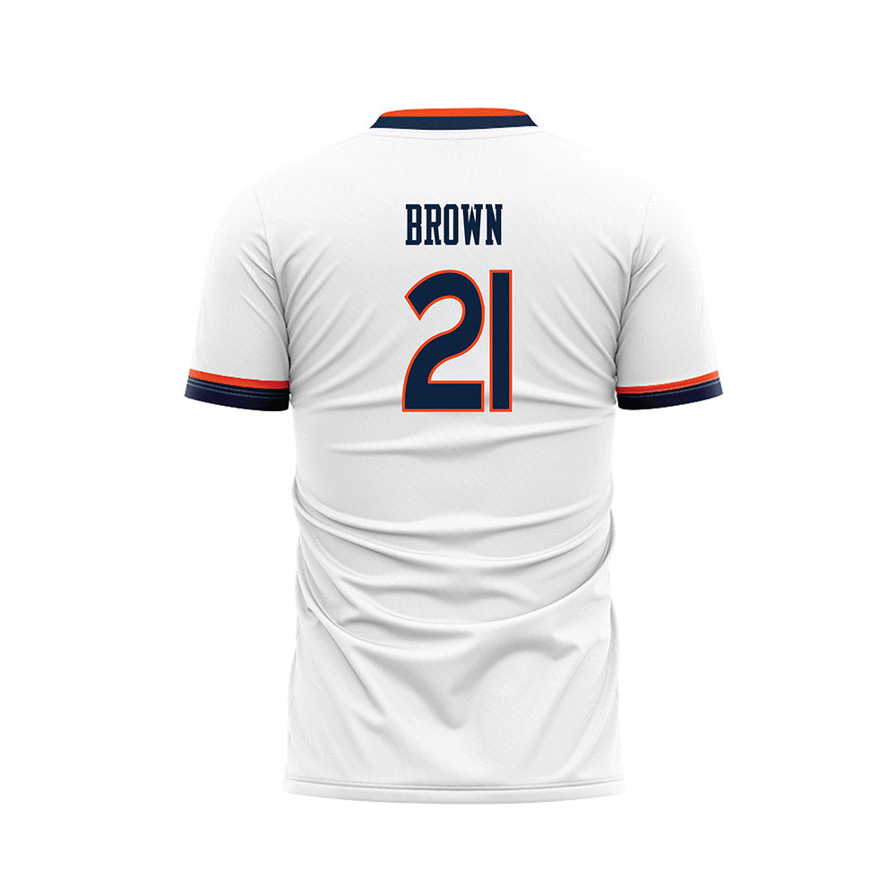 Auburn - NCAA Women's Soccer : Ciara Brown - White Soccer Jersey