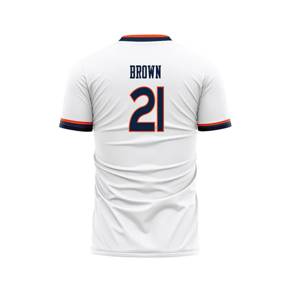 Auburn - NCAA Women's Soccer : Ciara Brown - White Soccer Jersey