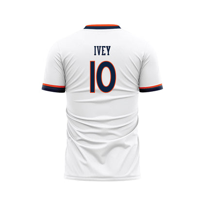 Auburn - NCAA Women's Soccer : Grace Ivey - White Soccer Jersey-1