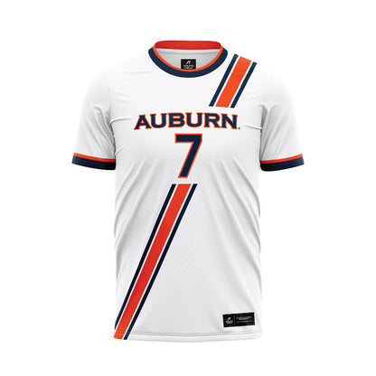 Auburn - NCAA Women's Soccer : Carly Thatcher - White Soccer Jersey