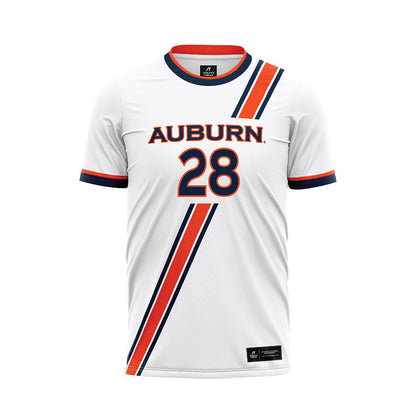 Auburn - NCAA Women's Soccer : Erin Houston - White Soccer Jersey